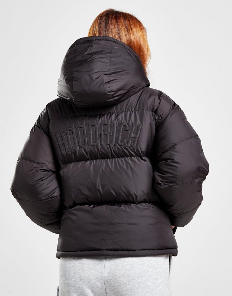 Black Hoodrich Puffer Jacket Outerwear | FUTXVJ-127