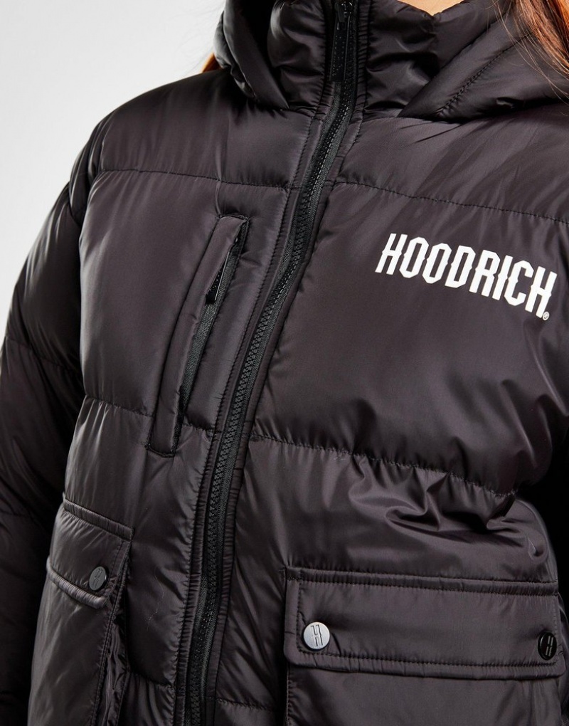 Black Hoodrich Puffer Jacket Outerwear | FUTXVJ-127