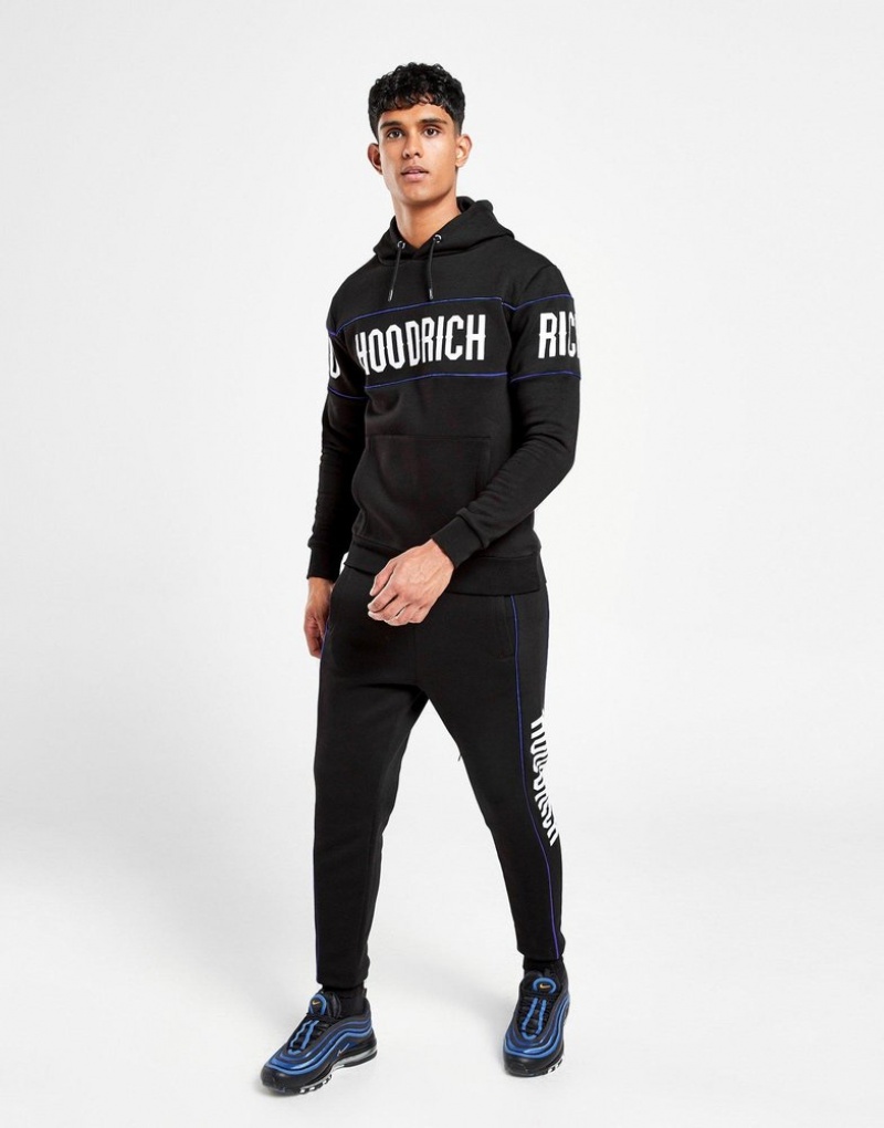 Black Hoodrich Repeat Tracksuit Tracksuits | STZ-401768 