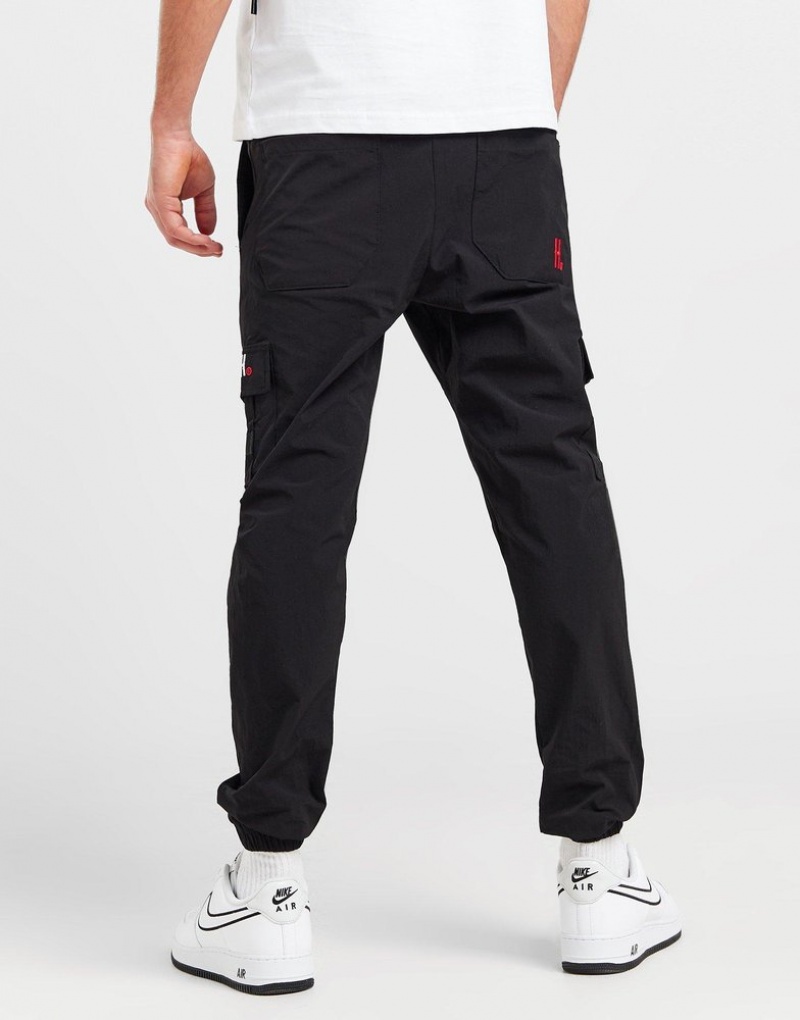 Black Hoodrich Shade Cargo Pants Cargo Pants | LET-168324