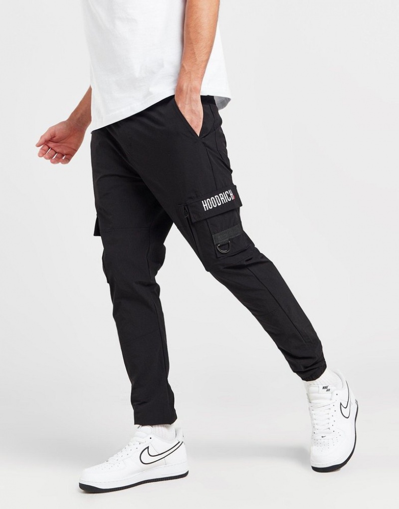 Black Hoodrich Shade Cargo Pants Cargo Pants | LET-168324