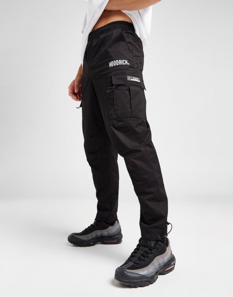 Black Hoodrich Trek V2 Cargo Track Pants Cargo Pants | SRT-836124