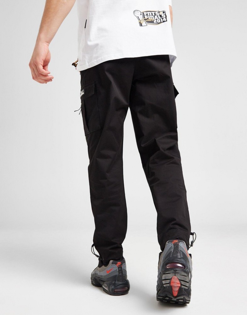 Black Hoodrich Trek V2 Cargo Track Pants Cargo Pants | SRT-836124