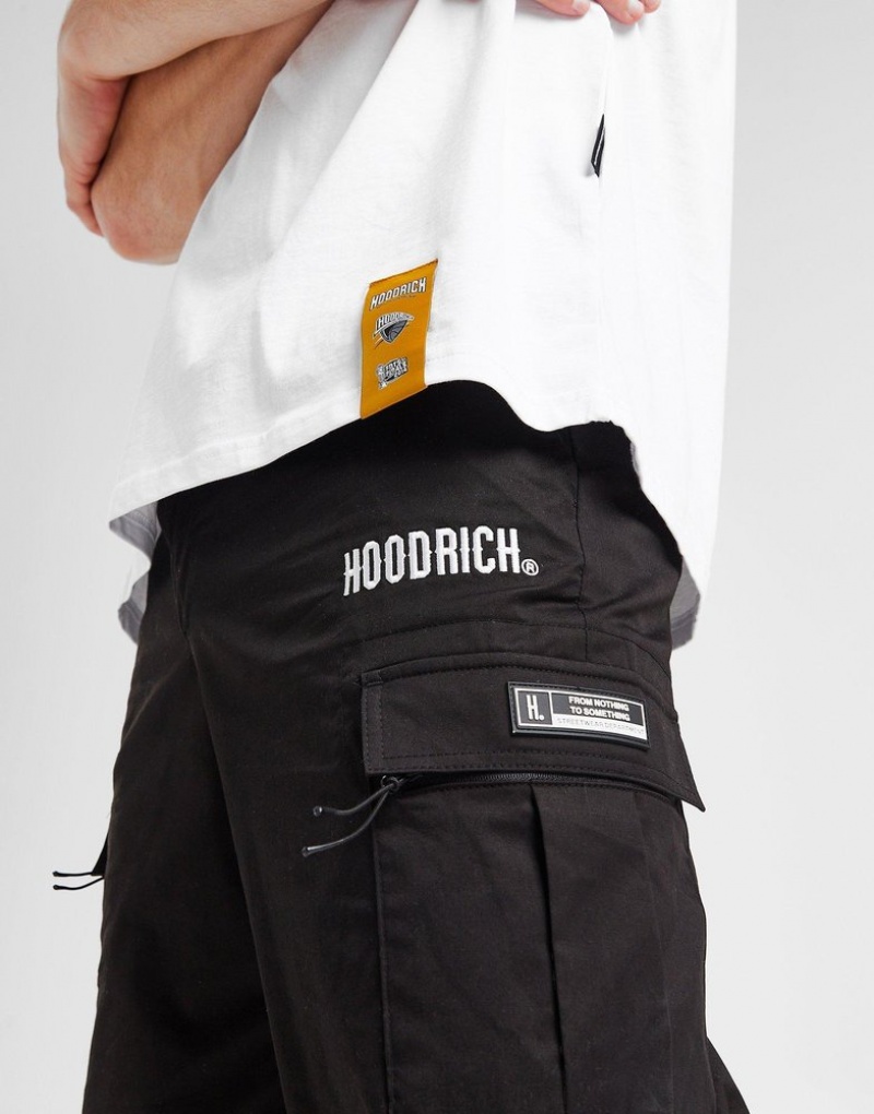 Black Hoodrich Trek V2 Cargo Track Pants Cargo Pants | SRT-836124