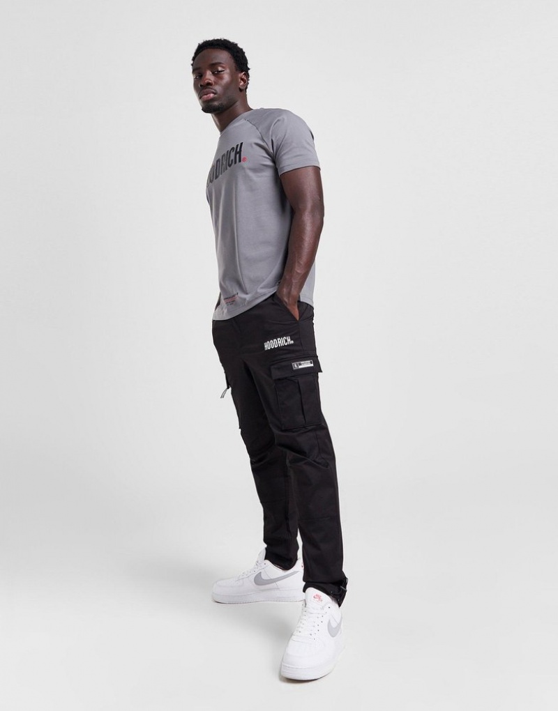 Black Hoodrich Trek V2 Cargo Track Pants Cargo Pants | SBD-126435