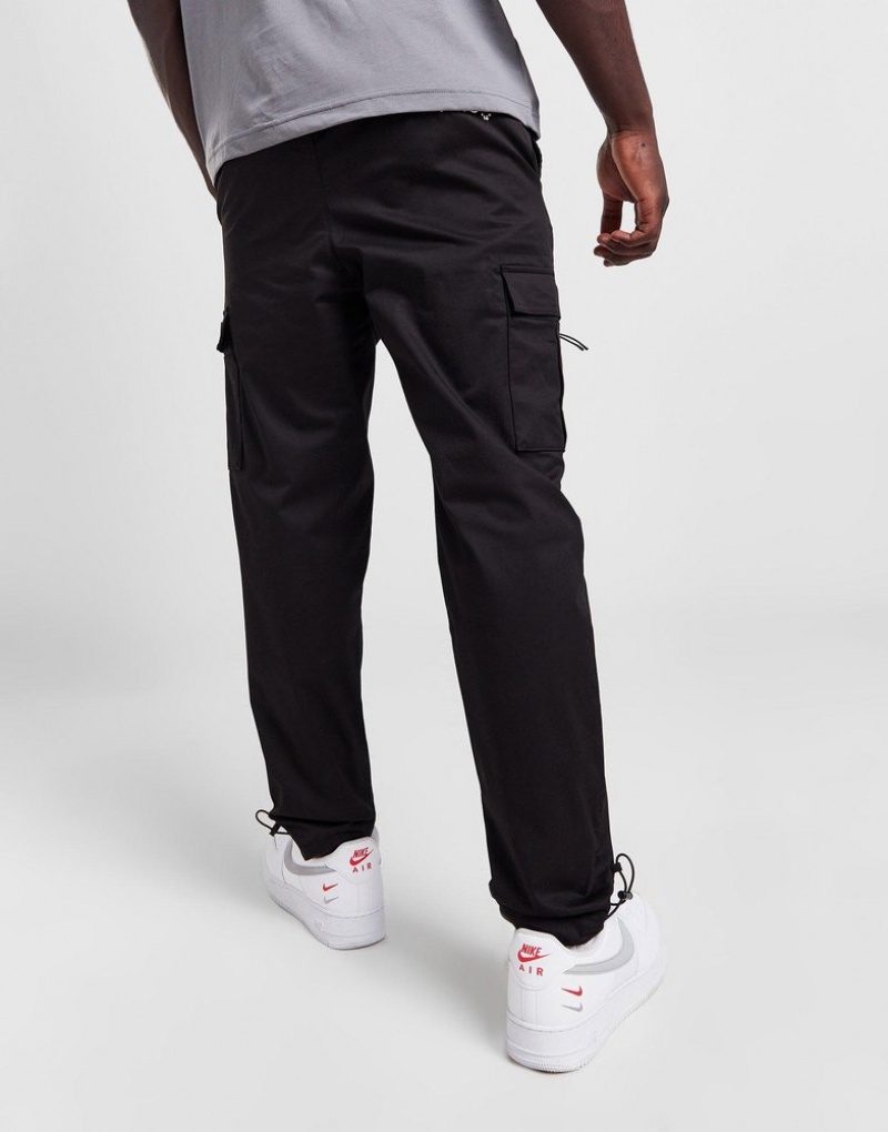 Black Hoodrich Trek V2 Cargo Track Pants Cargo Pants | SBD-126435