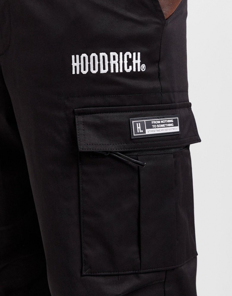 Black Hoodrich Trek V2 Cargo Track Pants Cargo Pants | SBD-126435