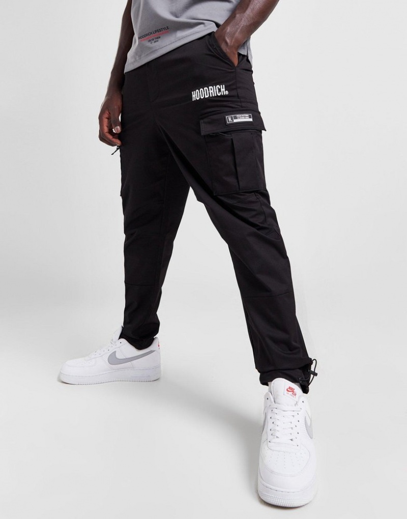 Black Hoodrich Trek V2 Cargo Track Pants Cargo Pants | SBD-126435