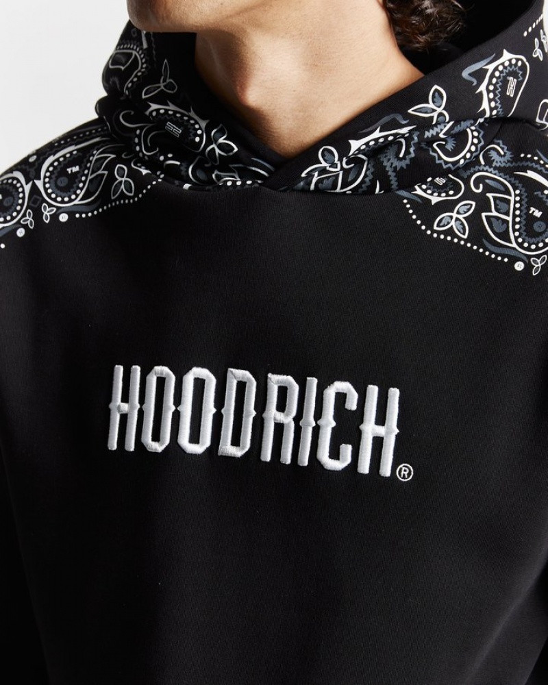 Black/white/lava smoke Hoodrich OG Motif Hoodie Hoodies | 9643-ESHAU