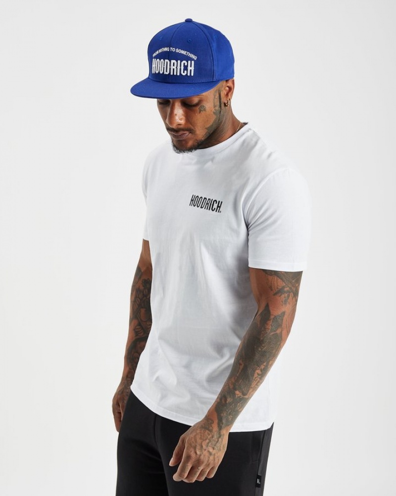 Blue/White Hoodrich OG Perform Snapback Cap Caps | 0927-SWHAX