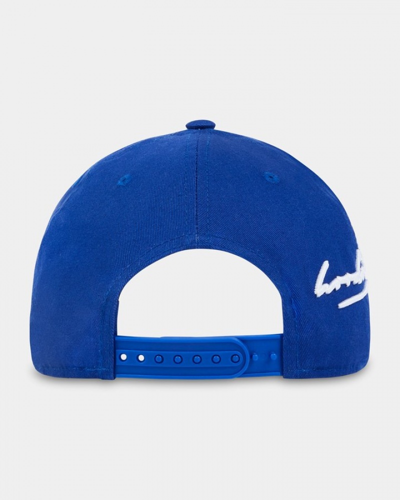 Blue/White Hoodrich OG Perform Snapback Cap Caps | 0927-SWHAX