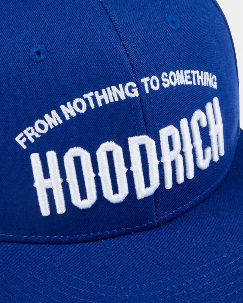 Blue/White Hoodrich OG Perform Snapback Cap Caps | 0927-SWHAX