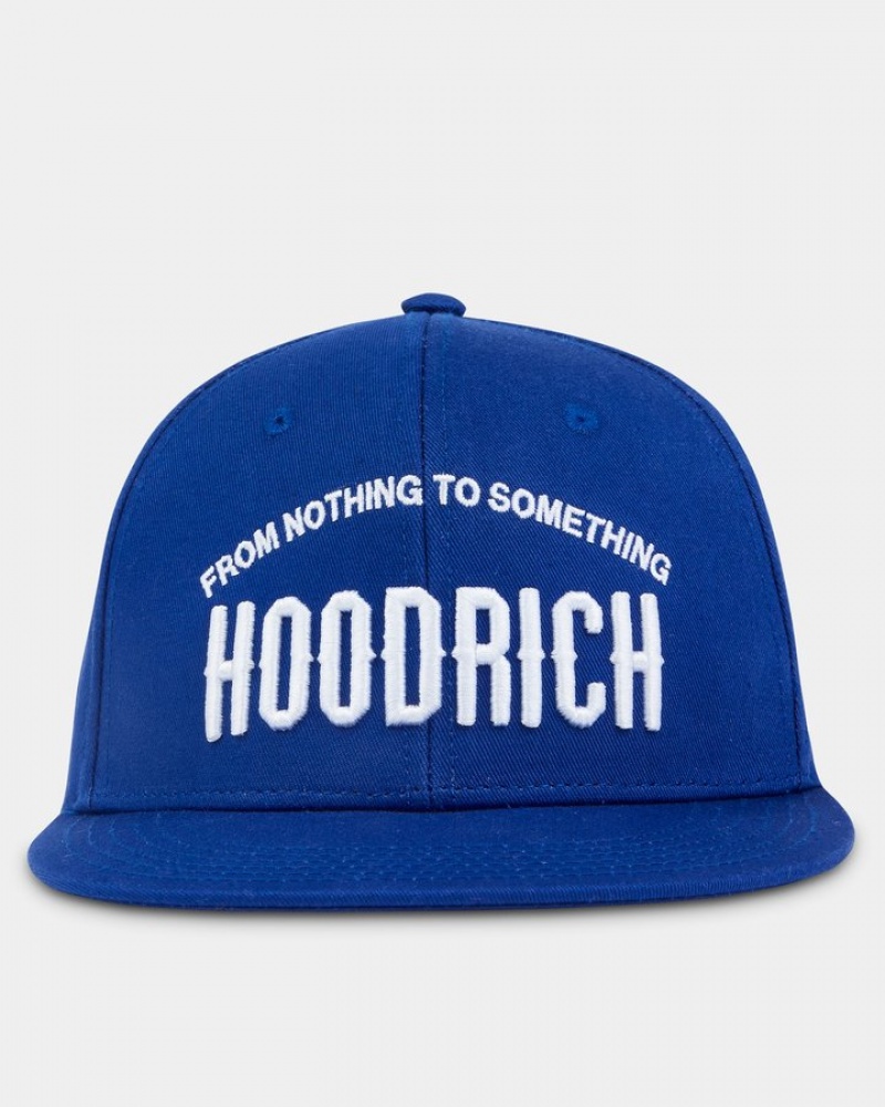 Blue/White Hoodrich OG Perform Snapback Cap Caps | 0927-SWHAX