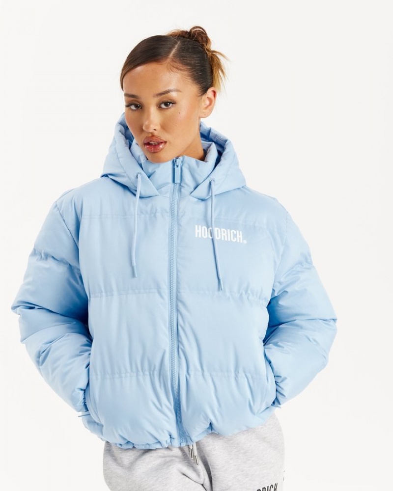 Blue/White Hoodrich Sienna Jacket Outerwear | 1879-NKHVX