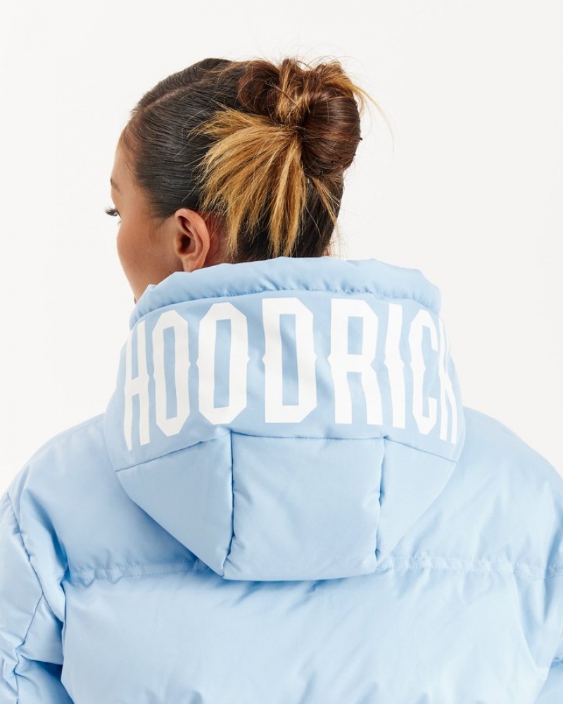 Blue/White Hoodrich Sienna Jacket Outerwear | 1879-NKHVX