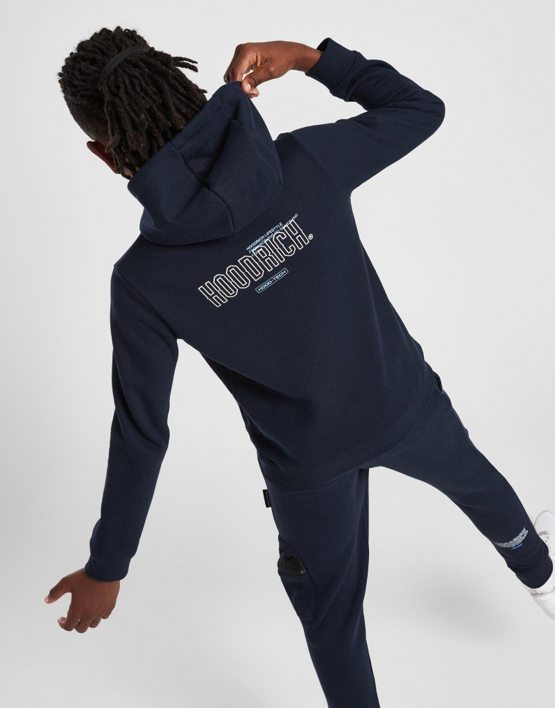 Blue Hoodrich Deflect Overhead Hoodie Junior Hoodies | ENZCVBS-92