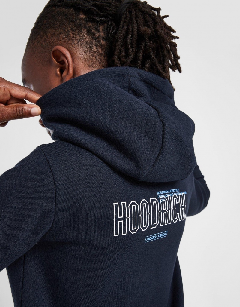 Blue Hoodrich Deflect Overhead Hoodie Junior Hoodies | ENZCVBS-92