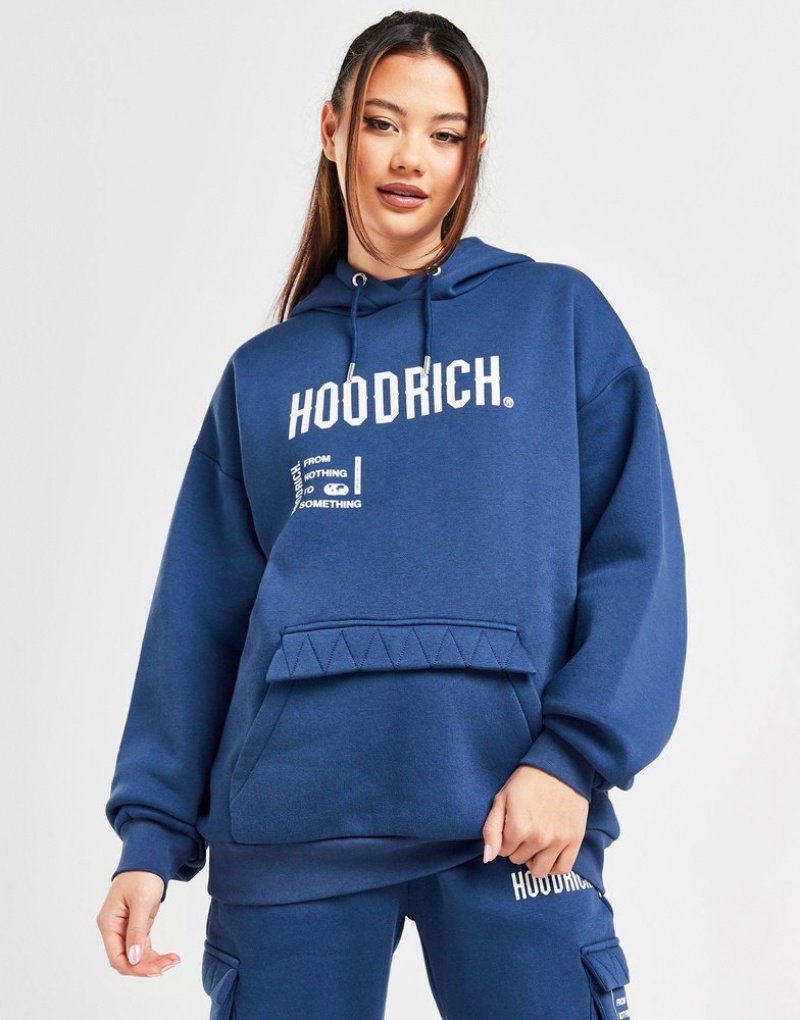 Blue Hoodrich Frenzy V2 Hoodie Hoodies | EBCFVX-094