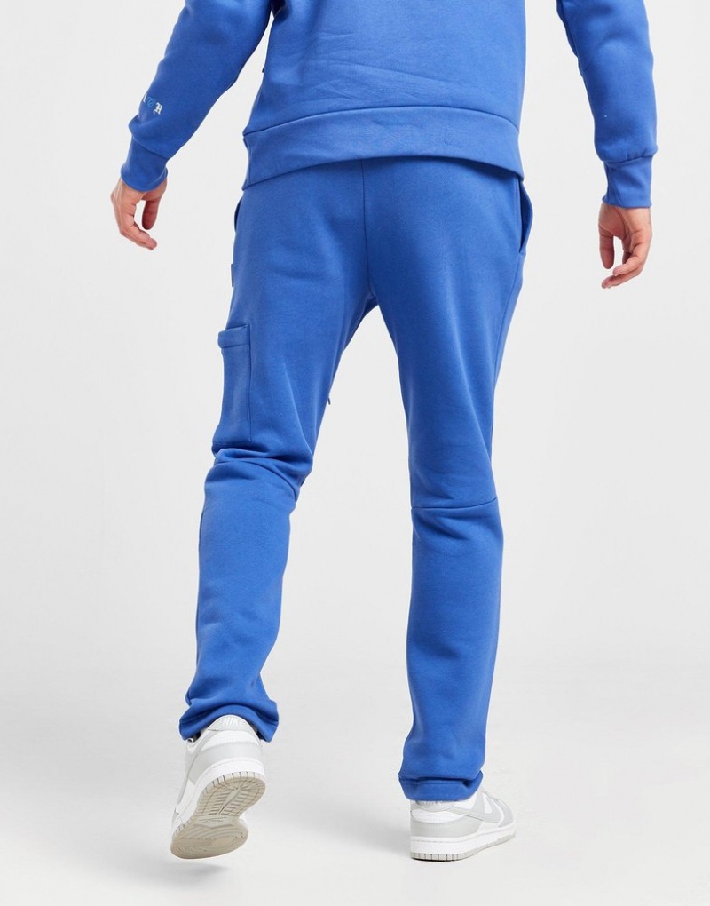 Blue Hoodrich Heat Cargo Joggers Joggers | RNA-265081