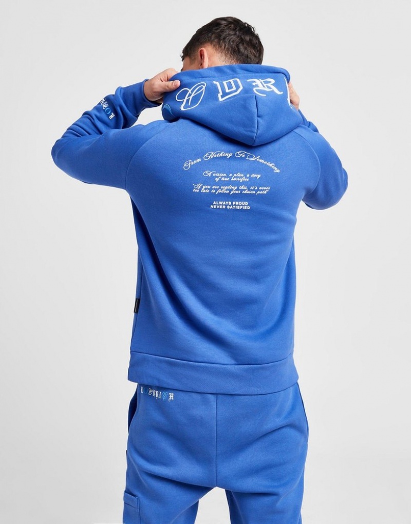 Blue Hoodrich Heat Hoodie Hoodies | AIK-132856