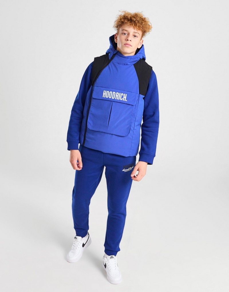 Blue Hoodrich Observe Gilet Junior Outerwear | GWXPTND-28