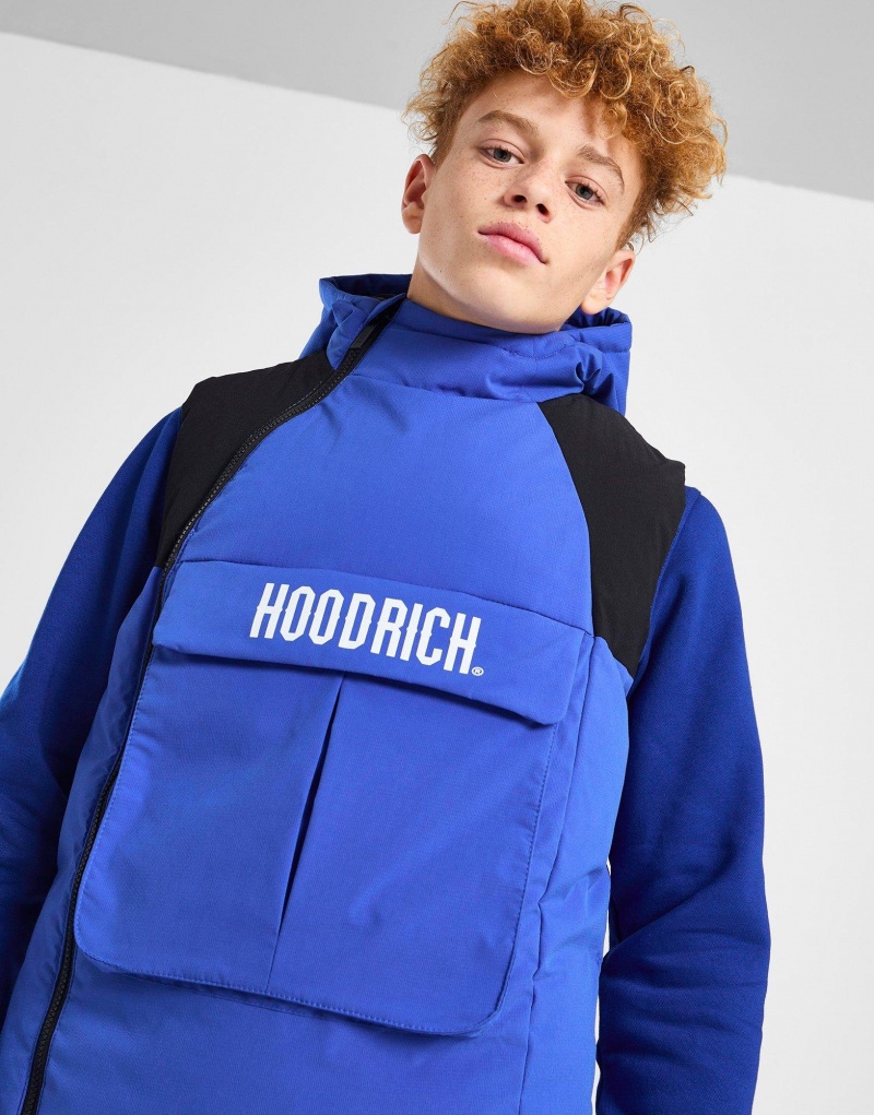 Blue Hoodrich Observe Gilet Junior Outerwear | GWXPTND-28