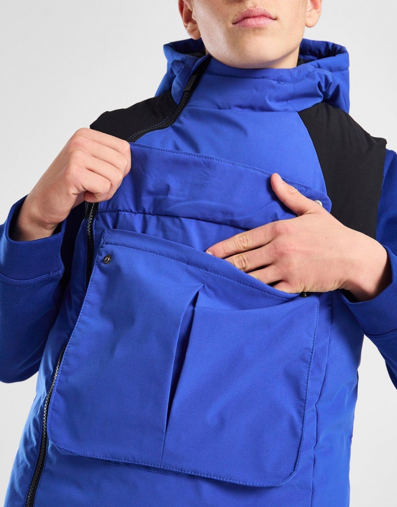 Blue Hoodrich Observe Gilet Junior Outerwear | GWXPTND-28