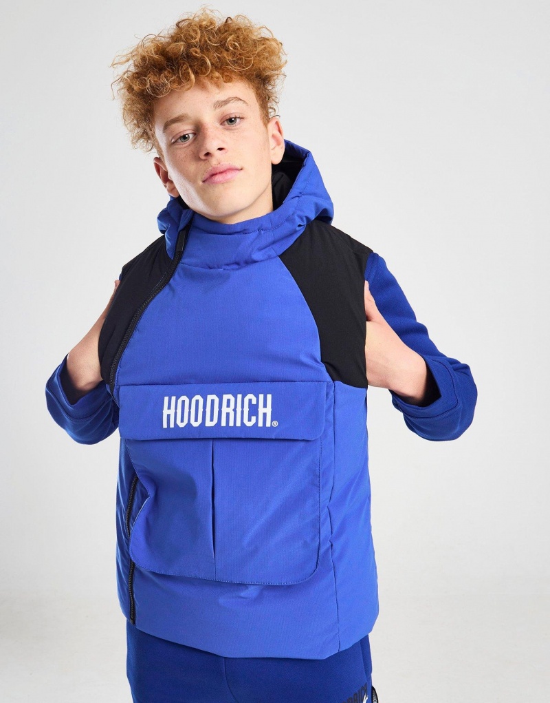 Blue Hoodrich Observe Gilet Junior Outerwear | GWXPTND-28