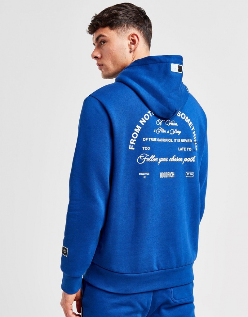 Blue Hoodrich Phoenix Hoodie Hoodies | MPD-258397