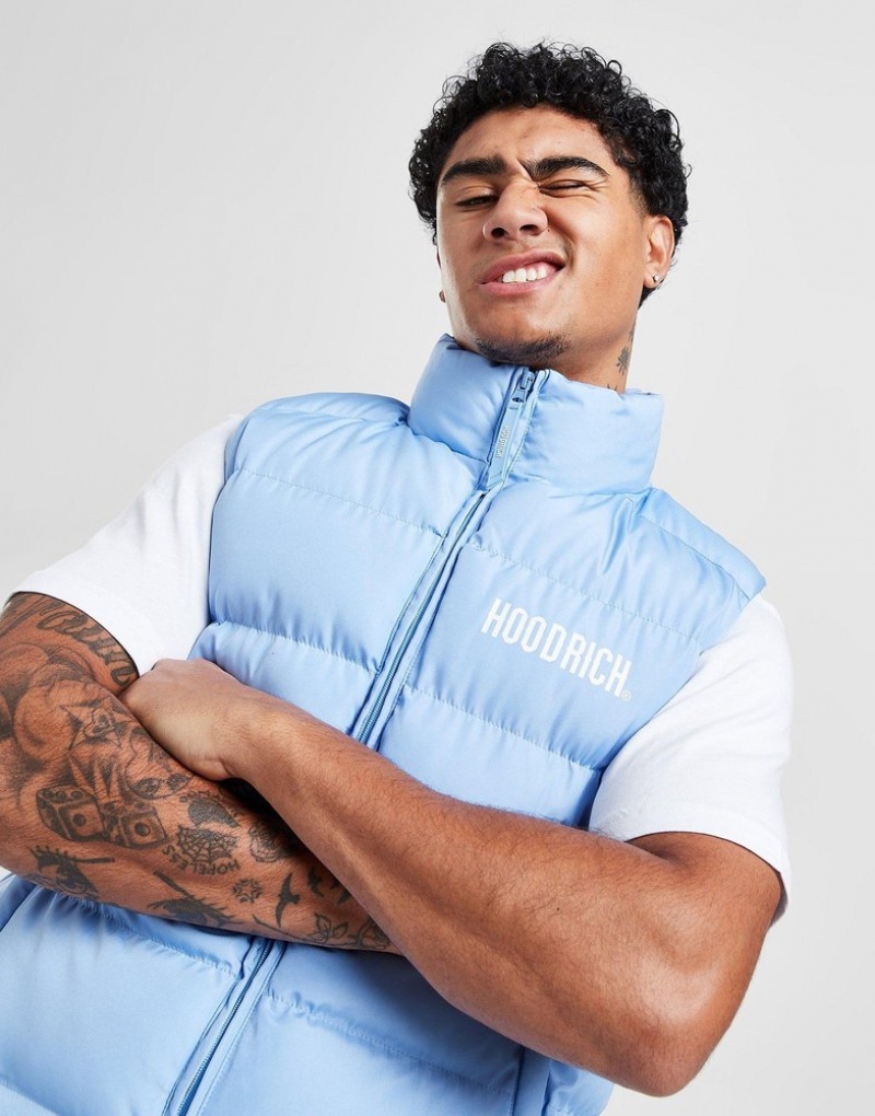 Blue Hoodrich Stack Gilet Outerwear | FLN-370682