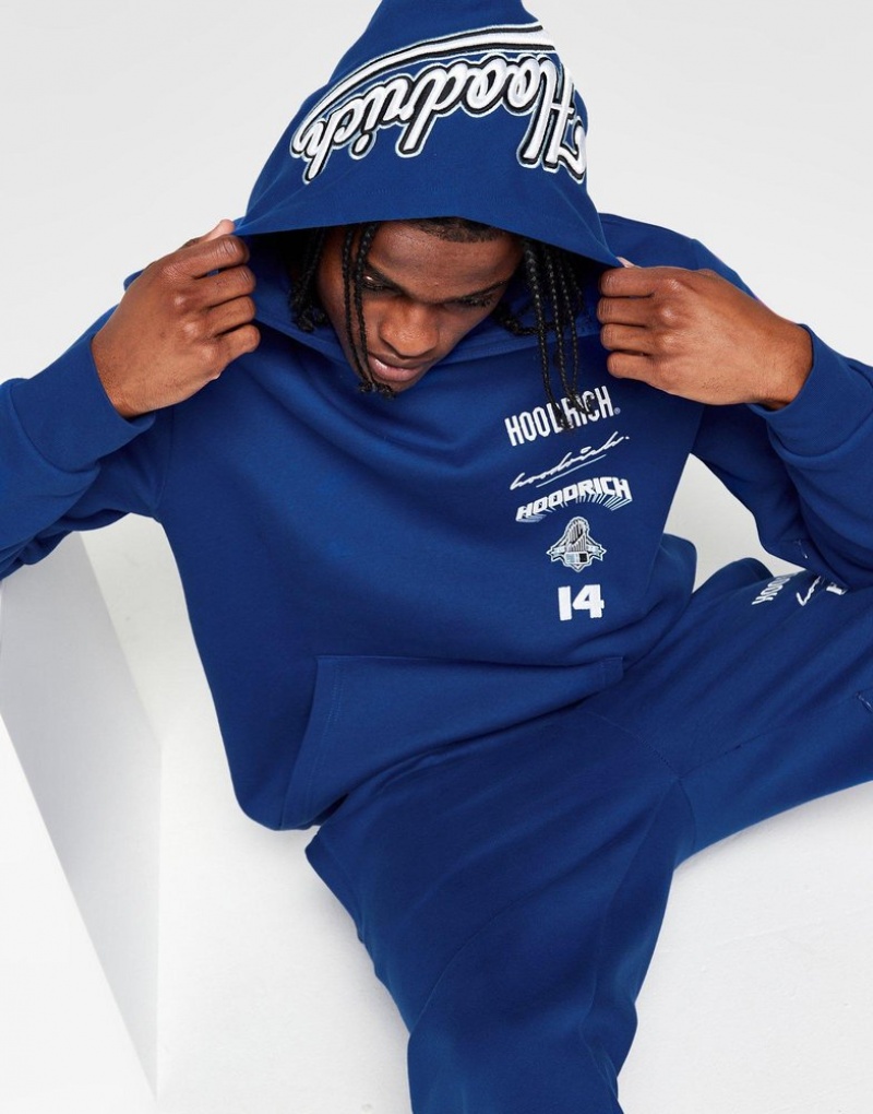 Blue Hoodrich Stadium Hoodie Hoodies | OBG-879125