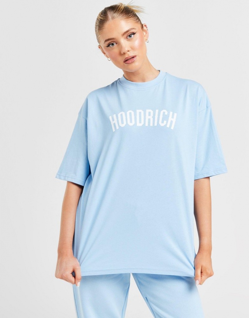 Blue Hoodrich Staple Boyfriend T-Shirt T-shirts | DHCFGO-563