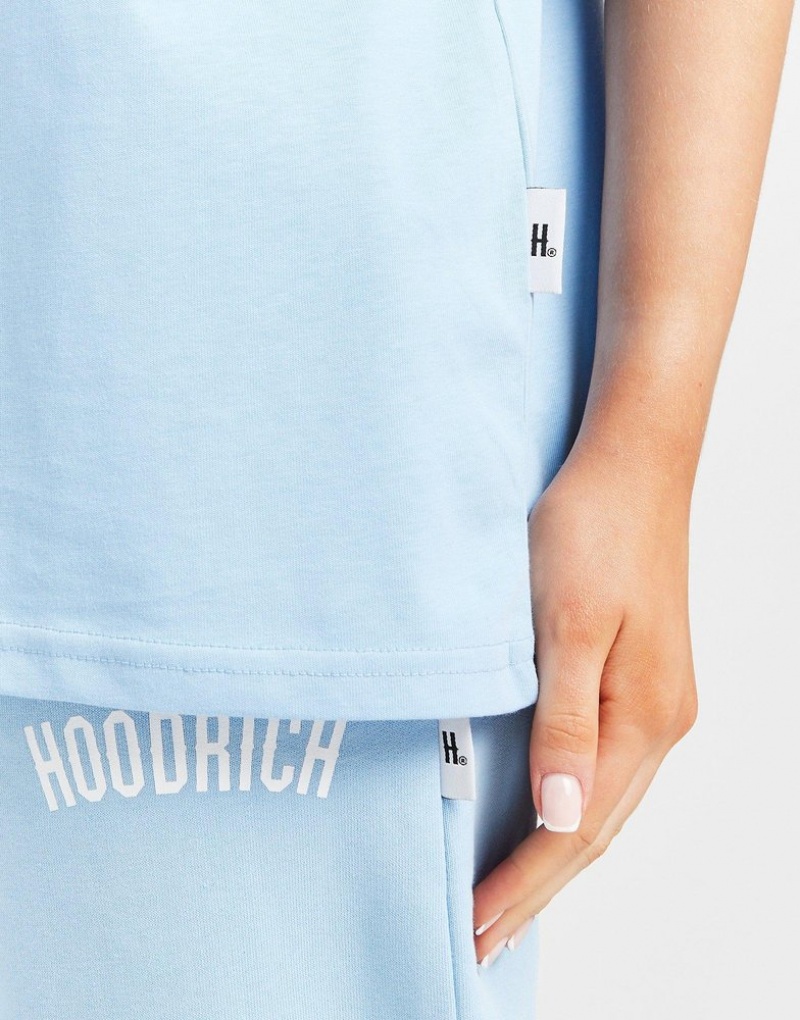 Blue Hoodrich Staple Boyfriend T-Shirt T-shirts | DHCFGO-563