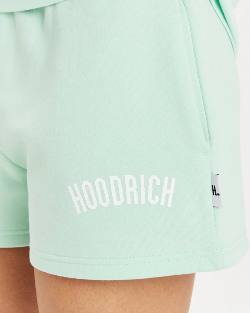 Brook Green/White Hoodrich OG Staple Shorts Bottoms | 6135-BPGKN