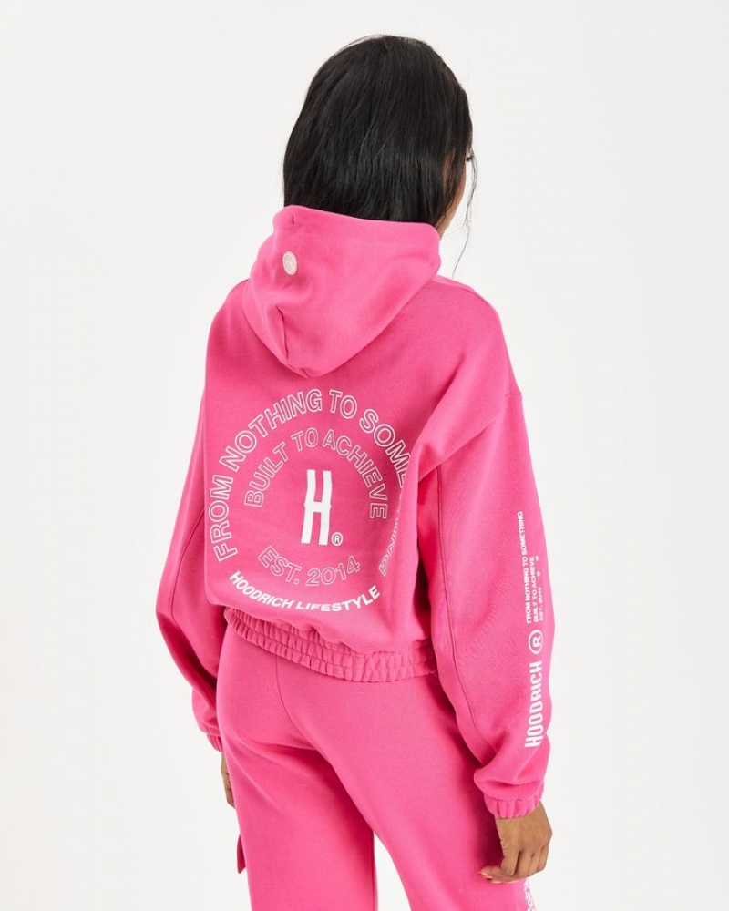 Cabaret/White Hoodrich OG Revolve Hoodie Hoodies | 2589-FYKUP