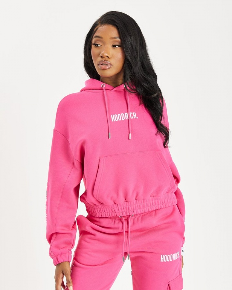 Cabaret/White Hoodrich OG Revolve Hoodie Hoodies | 2589-FYKUP