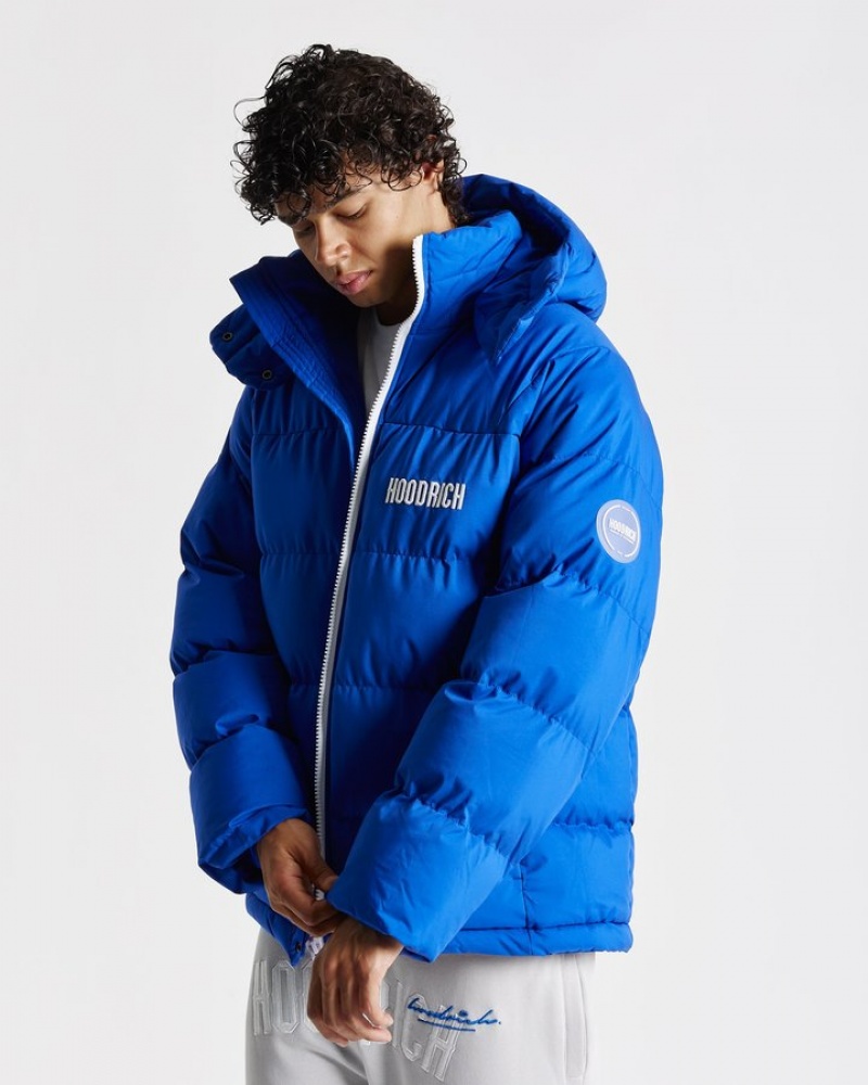 Dazzling Blue/White Hoodrich OG Phenom Jacket Outerwear | 8513-FTNWU