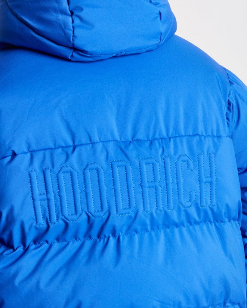 Dazzling Blue/White Hoodrich OG Phenom Jacket Outerwear | 8513-FTNWU