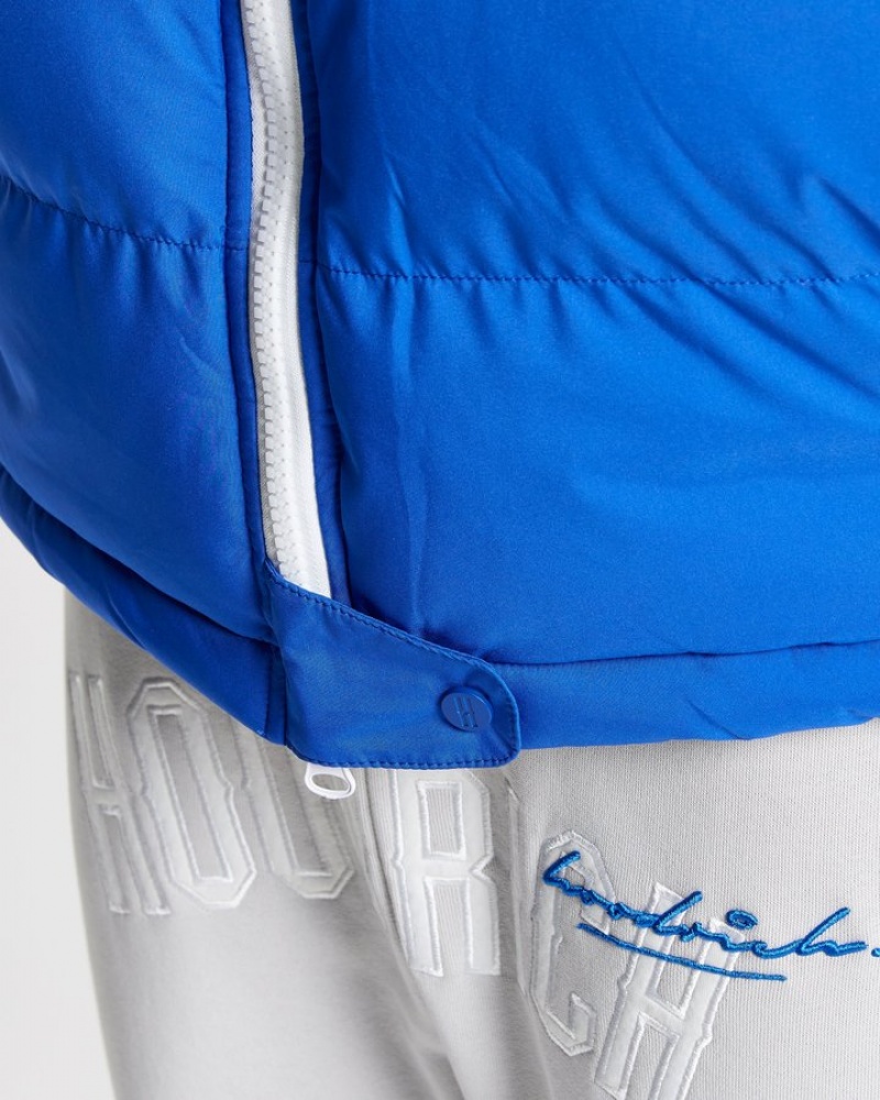 Dazzling Blue/White Hoodrich OG Phenom Jacket Outerwear | 8513-FTNWU