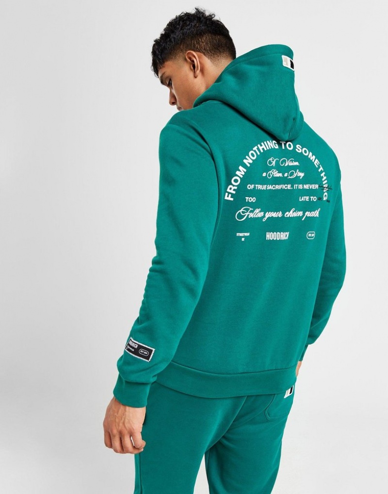 Green Hoodrich Phoenix Hoodie Hoodies | ZST-058239