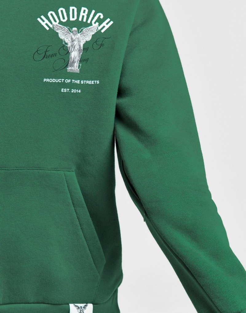 Green Hoodrich Vital Hoodie Hoodies | RVN-862754