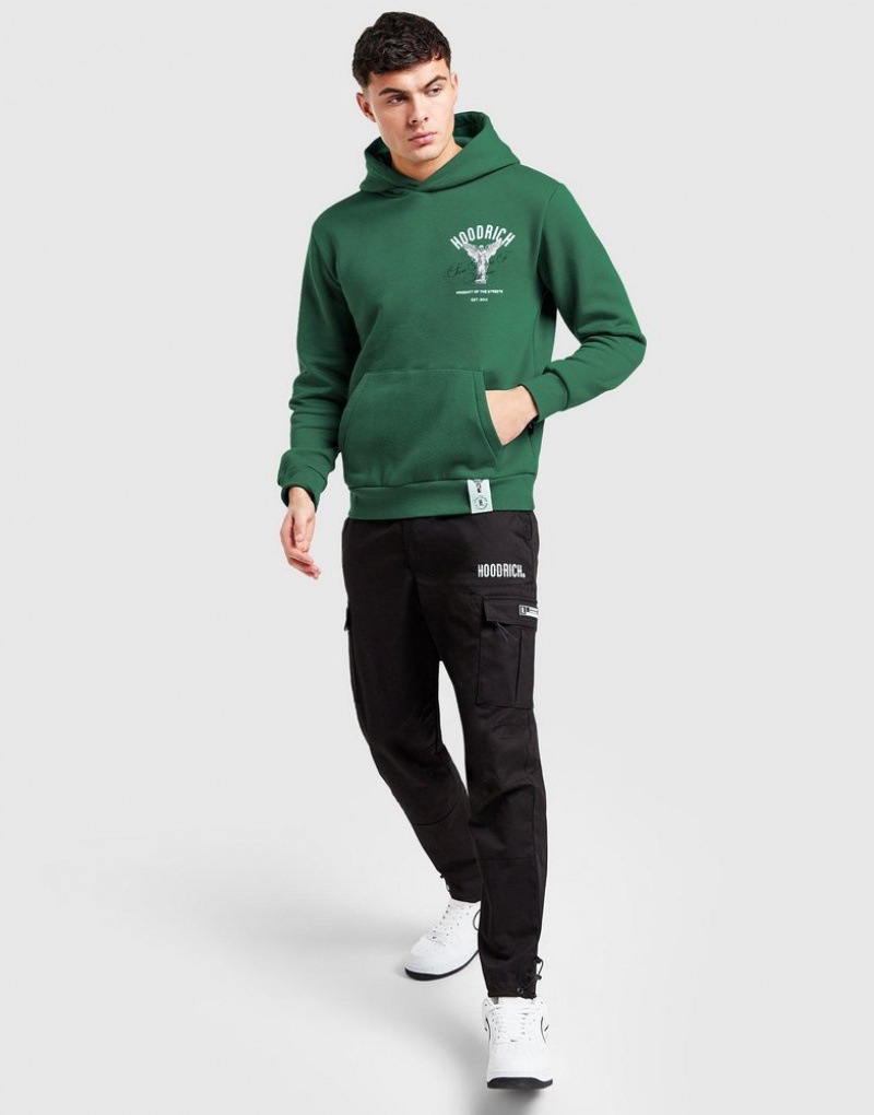 Green Hoodrich Vital Hoodie Hoodies | RVN-862754