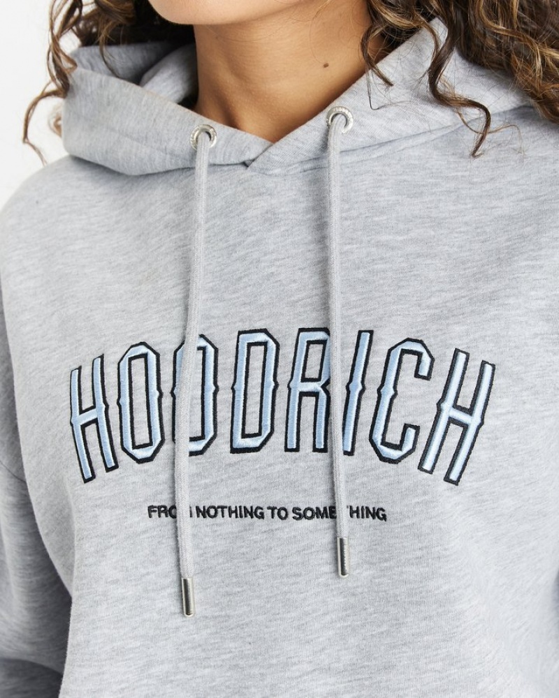 Grey/Blue/Black Hoodrich OG Breeze Hoodie Hoodies | 5016-JZPQG