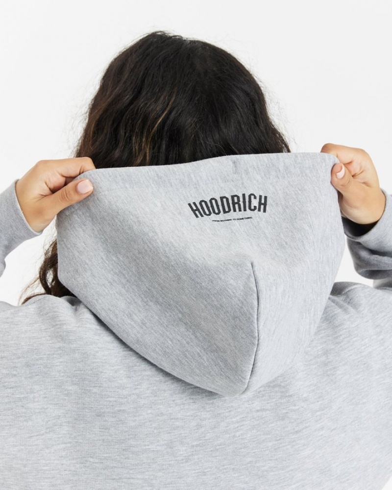 Grey/Blue/Black Hoodrich OG Breeze Hoodie Hoodies | 5016-JZPQG