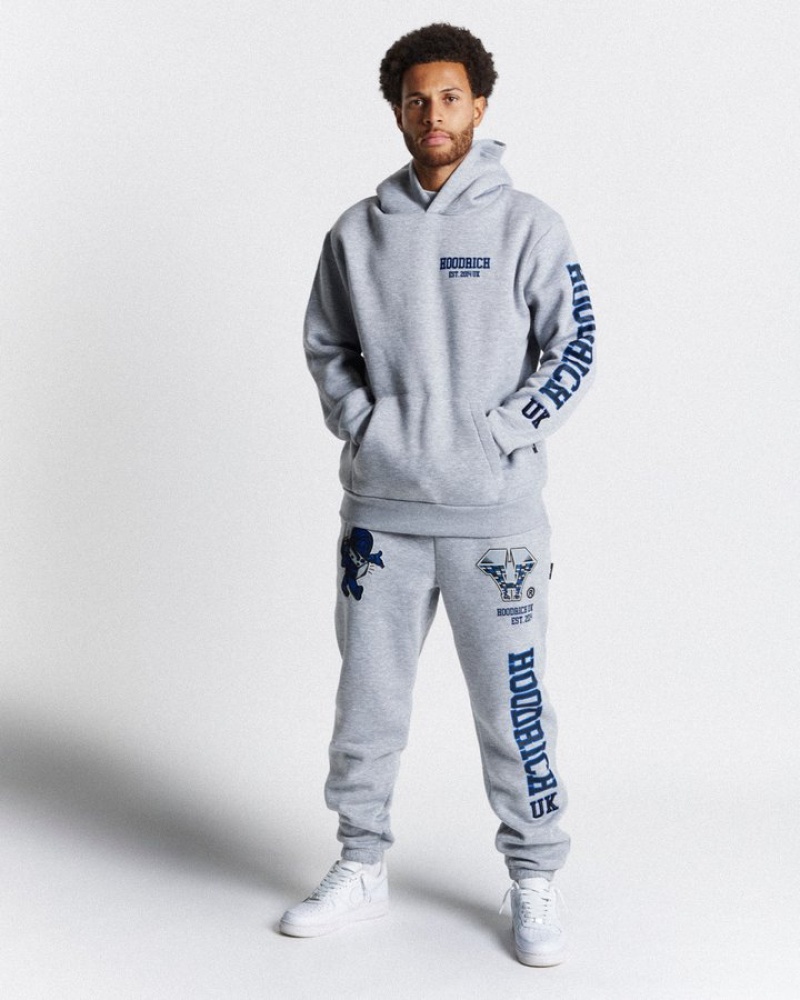 Grey/Blue Hoodrich Wave Jogger Joggers | 9510-SEDTQ