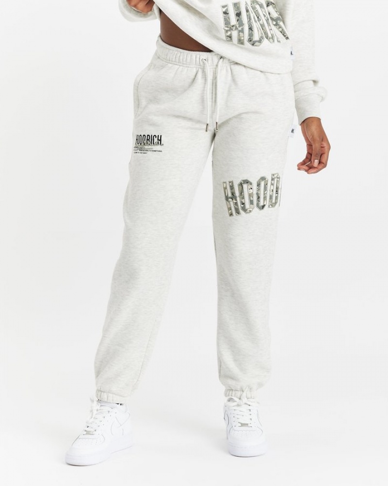 Grey/Camo Hoodrich OG Crescent Jogger Joggers | 6971-SNJHF