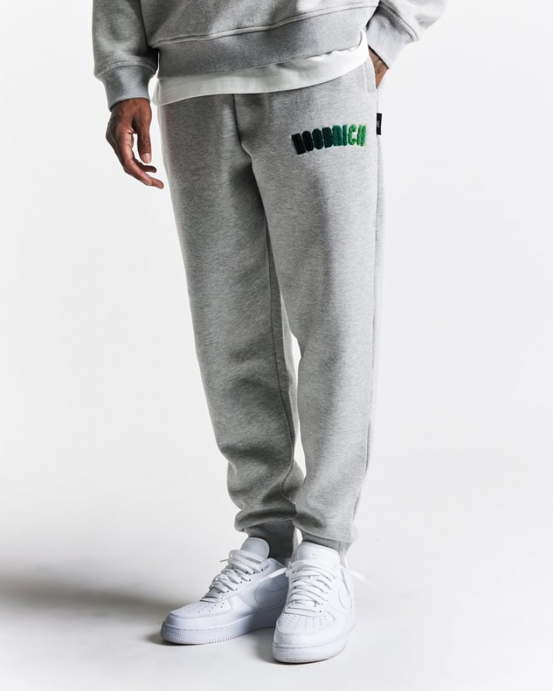 Grey/Green Hoodrich OG Kraze Joggers Joggers | 7492-AXOBQ