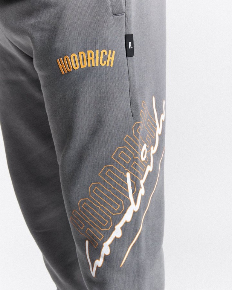 Grey/Orange/White Hoodrich Caliber Jogger Joggers | 9042-OBKGQ