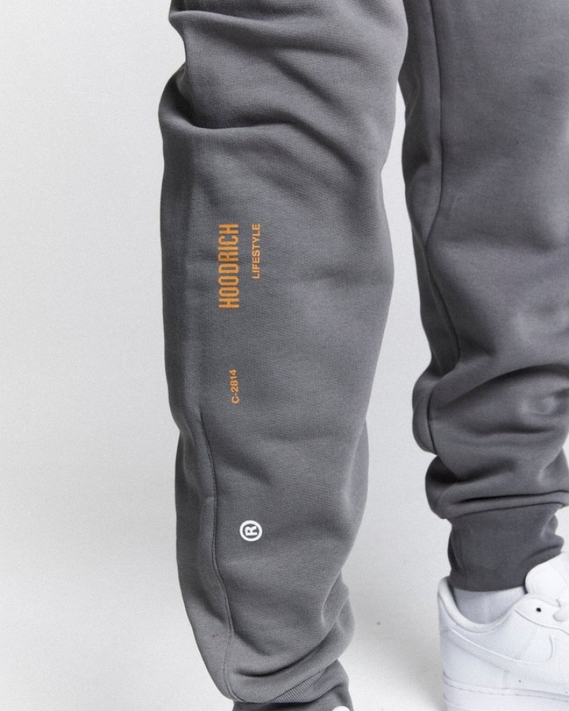 Grey/Orange/White Hoodrich Caliber Jogger Joggers | 9042-OBKGQ