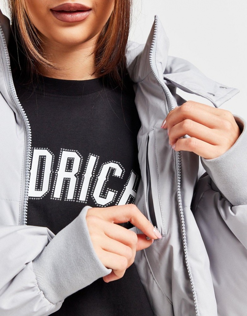 Grey Hoodrich Ari Logo Jacket Outerwear | OYTWIB-327